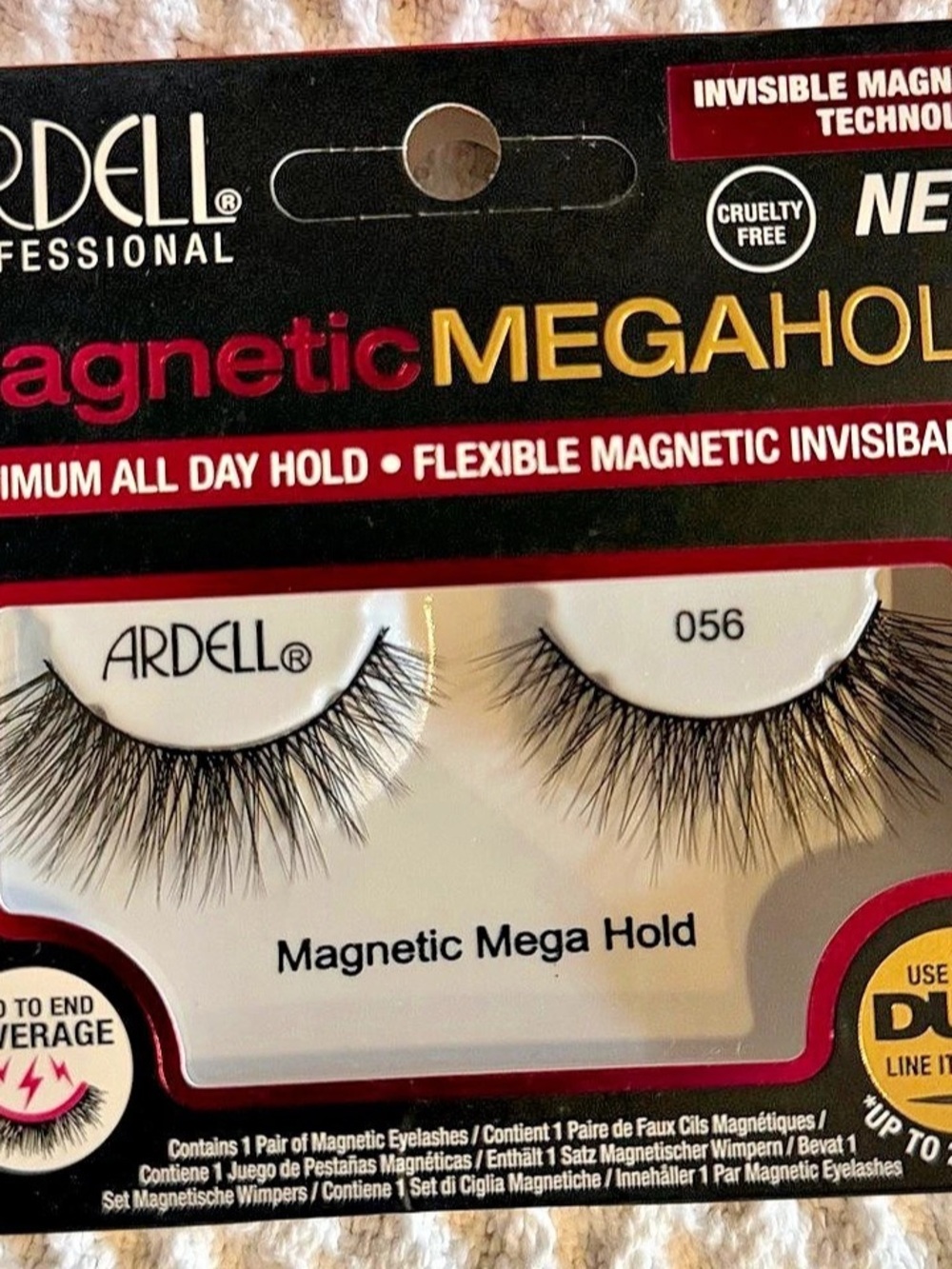 Ardell Magnetic MegaHold Magnetic Eyelashes Black NWT